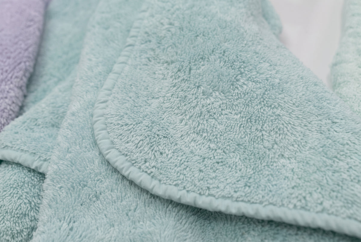 Garment-dyed Egyptian cotton towels by Cotton of the Nile