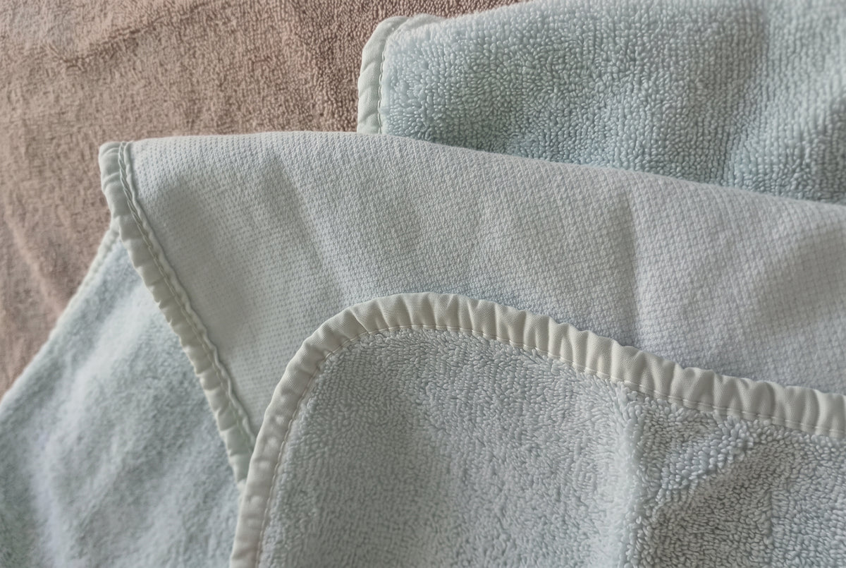 Siwa reversible Egyptian cotton towel, terry on one side and woven on the other